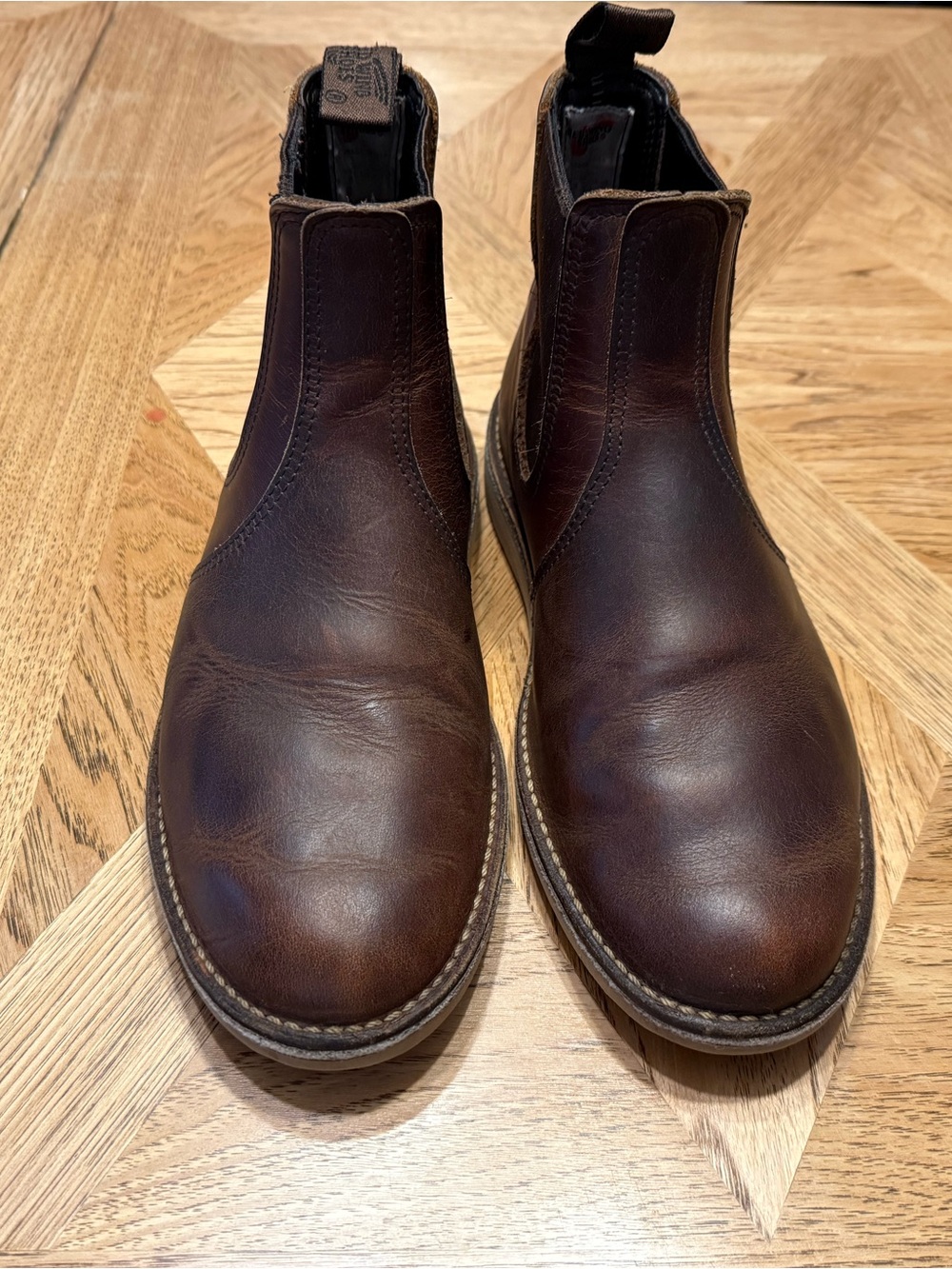 Red Wing Weekender Chelsea Boot 8 D Brown Leather
